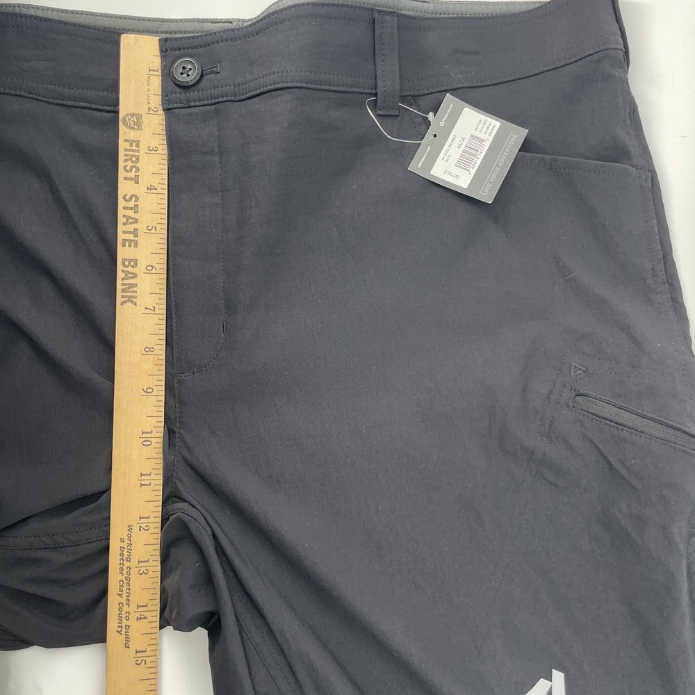Eddie Bauer First Ascent Pants Men T44/34 Guide Pro  Black ‎ UPF 50+ Storm Repel - Picture 6 of 12